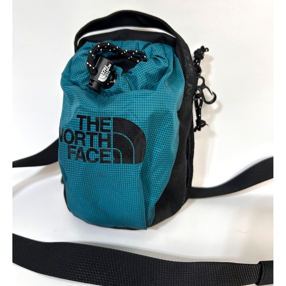 The North Face Bozer Cross‎ Body Bag Teal Black Travel Hiking